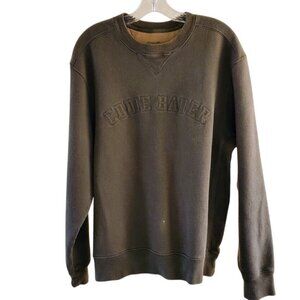 Eddie Bauer Heavyweight Crewneck Sweatshirt - Olive Green, Men’s Size Large